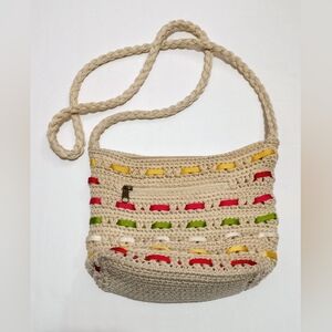 Croft & Barrow Crochet Bag with Colorful Accents